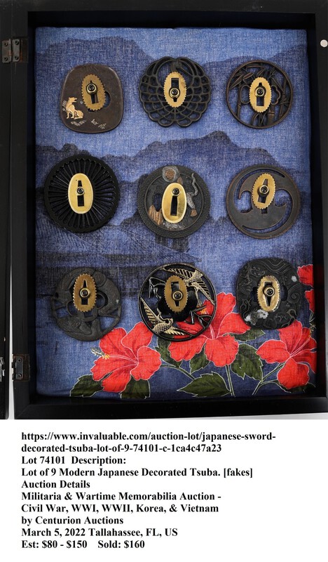 tsuba display case fakes.jpg