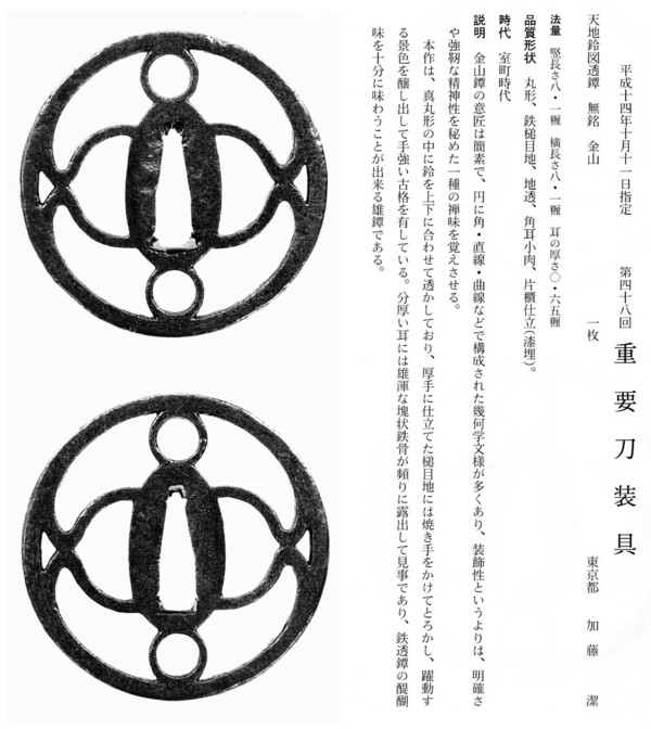 31　　鐔　　天地鈴図透　　無銘（金山）　　第48回.jpg
